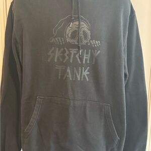 Men’s Sketchy Tank Black Hoodie Medium